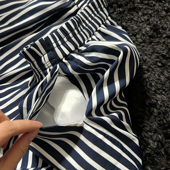 J. CREW FACTORY Striped Pleated Midi Skirt - Picture 5 of 8